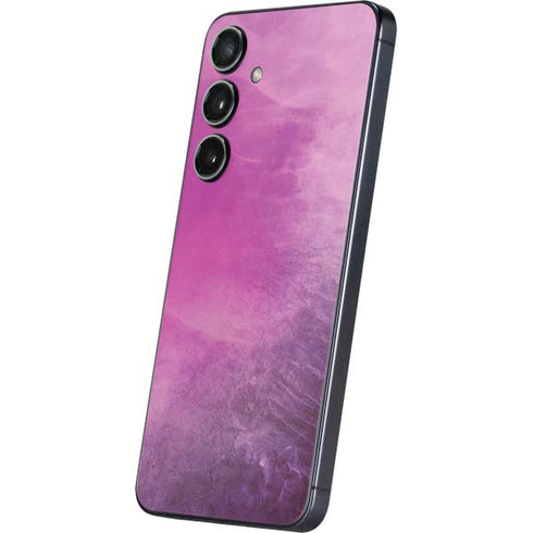 Purple Space Marble Galaxy S25 Skin